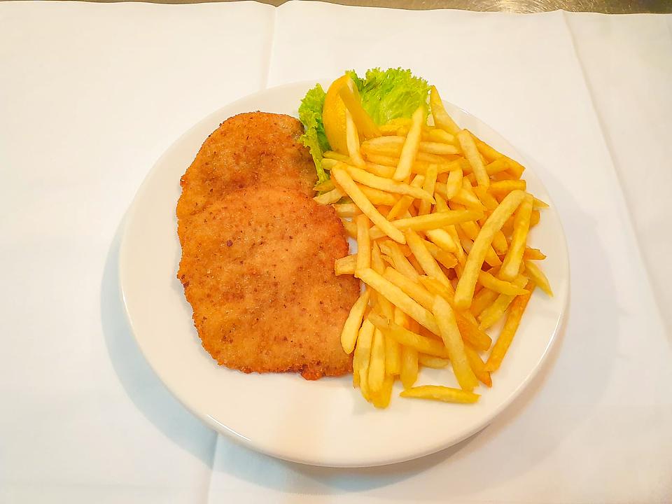 Cotoletta alla milanese (pollo) + Patatine fritte