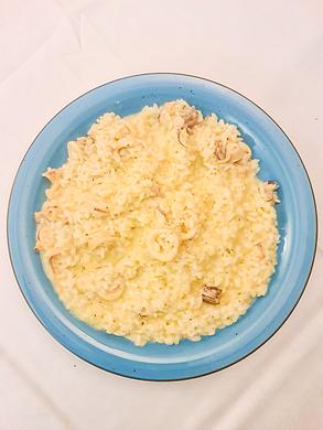Squid risotto