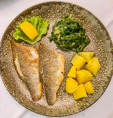 Filetto (orata, spigola) + bietola alla dalmata