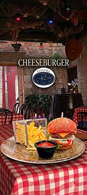 Cheeseburger "Riva" + French fries